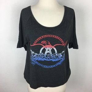 Aerosmith Graphic Crop Top size Medium